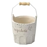 プチバケツプランター ミニ鉢カバー 3号用 ホワイト 白