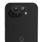 Podick カメラフィルム Google Pixel 9a用 カメラ保護 9H強化ガラス アルミ合金 グーグル ピクセル 9a カメラカバー 全面保護 キズ防止 耐衝撃 高透過率 黒縁取り 露出オーバー防止 飛散防止 気泡ゼロ 極薄 レンズカバー プロテクター (ブラック)