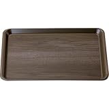 蝶プラ工業 トレイ 耐熱PPカフェトレイ ウッドグレイン 307×198×H17mm PP樹脂 ETL4801