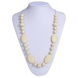 DOMIRE NK-DM002 Silicone Baby Teething Necklace for Mom to Wear - BPA Free and FDA Approved - Nursin