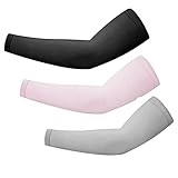 [JPAYAROGOAN] アームカバー 腕カバー 冷感作用 吸汗速乾 滑り止め冷感アームカバー uvカット レディース 【3枚組】 アーム