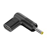 Type C メス to DC 4.0×1.7mm オス 変換プラグ PD 100W 19.5V 変換アダプター FOR HP ノートパソコン DC電源 トリガープラグ USBタイプC DCジャック
