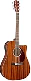 Fender エレキアコースティックギター CD-140SCE Mahogany, Natural ハードケース付き