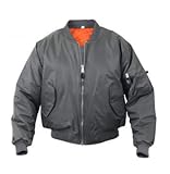 Rothco 7352 MA-1 Flight Jacket：3XL【Gun Metal Grey】ロスコ フライトジャケット