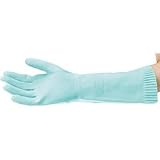 ダンロップホームプロダクツ:ダンロップ 天然ゴム厚手 裏毛付 L グリーン 6334 型式:6334