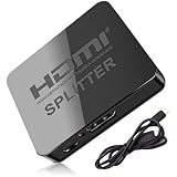 HDMI 分配器 1入力2出力 同時出力 4K対応 スプリッター 3D映像対応 ドライバー不要 ミニポータブル式