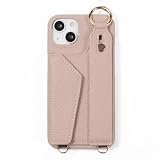 Big Brave スマホケース ショルダータイプ 背面カード収納 背面ポケット付き smf-t-489 ブラック iPhone13/14 用