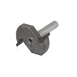 ストレートシャンク2フルートTタイプアンダーカットスロットルータービット1/4" ×5/16"