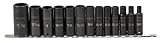 Armstrong 20-660 1/2-Inch Drive 12 Point Deep Black Oxide Socket Set, 14-Piece by Apex Tool Group