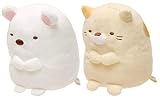 すみっコぐらし ぬいぐるみ ２種セット（しろくま・ねこ） 高さ約14cm
