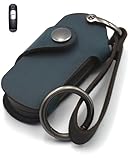 [NONINA] キーケース キーカバー 本革 オイルレザー 牛革 マツダ用 新型 アクセラ デミオ CX-5 CX-3 CX-8 MPV アクセラスポーツ アクセラセダン アテンザ アテンザワゴン ビアンテ プレマシー ベリーサ ロードスター (Type B, ブルー)