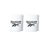 リーボック(Reebok) スポーツ リストバンド ショート ホワイト 吸汗 速乾 伸縮 運動 男女兼用 RASB-11020 RASB-11025