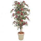 【人工植栽】　タカショー グリーンデコ鉢付 ブーゲンビリア 立木　1.8m　GD-141