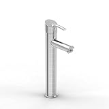 Parmir水システムssv-102bシングルハンドルTallボウルスタイルVanity蛇口、つや消しスチール