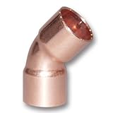 ユニ金属:45°エルボ ＜CL45＞ 型式:CL45-21