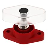 OSOLADY 車両用バッテリー端子 分配ブロック バスバー 端子スタッド ターミナルブロック 分配端子台 ボート端子台 車の端子台 トレーラー用端子台 ジャンクションブロック 端子台車 銅 赤