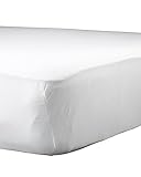 Abstract Baby Solid Jersey Knit Fitted Crib Sheet (28" x 52", White) by Abstract [並行輸入品]