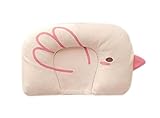 ラブリーバード柄のコットンベビー枕形状防止フラットヘッド枕