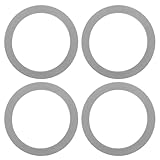 HAKIDZEL 6個 ミキサーガスケット ジューサー 専用パーツ シリコンシールリング ブレンダーのスペアパーツ ブレンダー部品 ジューサー スライサー 修理アクセサリー 交換用リング ゴム 白い