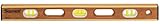 Starrett BB-24 Brass Bound Hardwood Level with 6 Glass Vials, 24 Length by Starrett