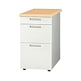 プラス 脇机3段 RJ-047D-3 ホワイトメープル引出D 生活用品 インテリア 雑貨 インテリア 家具 オフィス家具 会議用テーブル [並行輸入品]