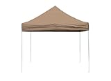 ShelterLogic 22564 10x10 ST Pop-up Canopy Desert Bronze Cover Black Roller Bag
