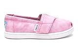 (トムス)TOMS NAVY CAMO COTTON RIPSTOP TINY TOMS PASEO SNEAKERS (T11(17.5cm), PINK TIE DYE)