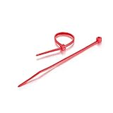 C2G/Cables to Go 43207 Nylon Cable Ties (Red) [並行輸入品]