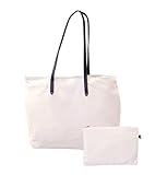 Alicia Lily(アリシア リリー) ポーチ付き 大容量 レディース トートバック ホワイト