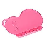 食事マット　子供用　ランチョンマット　シリコン製　吸盤付き　携帯便利　折りたたみ　ベビー　ローズレッド