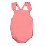 MIOIM ベビー ロンパース 新生児 赤ちゃん フリル オーバーオール 女の子 足つき ボディスーツ 肌着 連体服 キッズ 七三五 出産お祝い