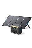 Anker Solix C1000 Portable Power Station with Solix PS400 Portable Sol
