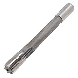 uxcell　マシンリーマー　14mmx14mmx137mm　HSS　フライス盤　6刃　シルバートーン