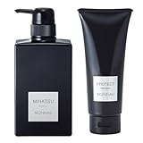 MONNALI モナリ ブラックシリーズ ヘアケアセット クレンジング シャンプー MIHATSU 350ml + トリートメント PROTECT 200g