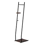 ワイエムワールド スリムでコンパクト おしゃれ ハンガーラック リバーシ 【カラー： ブラウン 】 34-098