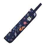 ドラムスティック バッグケース コンパクト ジッパー式 ハンドルショルダーストラップ (ネイビー)