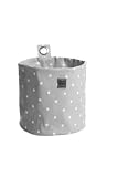 Farg Form Round Storage with Spots (Large, Grey) by FARG FORM