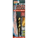 (業務用10個セット) TRAD スパイラルドリルタップ/先端工具 【貫通穴用】 M10 ピッチ1.5mm クロスシンニング加工付き TDT-10