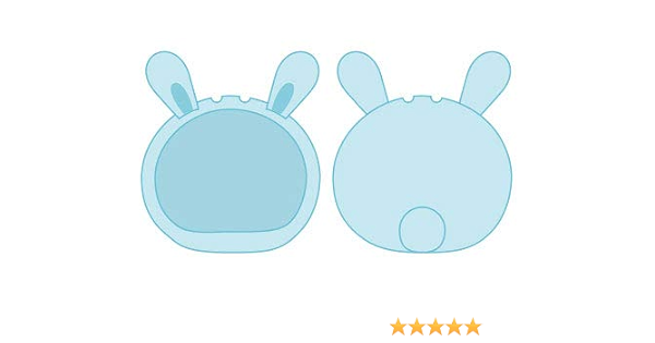 Amazon おまんじゅうにぎにぎマスコット きぐるみケース うさぎ ブルー ふつうサイズ用 アニメ 萌えグッズ 通販