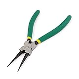 uxcell　内部　ストレート　サークリッププライヤー　スプリングコード　18cm　グリーン