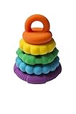 Multi-Colored Baby Stackable Toy Teether Set by Jellystone Designs - 4 Tall [並行輸入品]