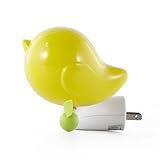 iCocoベビー用ナイトライト、ジャングル鳥ライトセンサーコントロール壁ライト、ベッドルームの装飾ライトChidren部屋/化粧室、自動Dusk to Dawnライト イエロー 4328266510