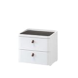 整理タンス ラック 棚 整理棚 カラー：ホワイト サイズ：2段