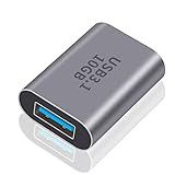 Poyiccot USB-C to USB-A 変換アダプタ 10Gbps USB Type C (メス) to Type A (メス) 変換アダプタ、高速データ転送 USB Type-Cアダプター OTG対応 MacBook Pro Galaxy（1個セット)