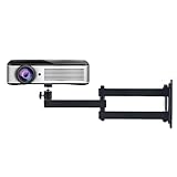 プロジェクター スタンド 壁掛け L型 調整可能 ホームシアター屋外屋内用 折りたたみ式 安定性 360°回転 スタンド 天井 壁掛け金具