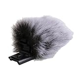 アップグレード毛皮のようなウインドマフ ZV1 VLOG マイク毛皮のようなウインドスクリーンマフウィンドシールド長持ちパフォーマンスウインドマフカバー保護