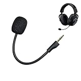 for Logitech G Pro X対応マイク　3.5mmゲームマイク　for Logitech G Pro X ゲームヘッドセット用3.5 mmマイク　3.5mmジャック　交換用マイク　ヘッドフォンマイク　ヘッドホンマイク　3.5mm取り外し可能なゲームマイク　ノイズリダクション　ゲーミング ヘッドセット マイク　交換品　曲げる可能 　 for ロジクール ゴープロ Xゲームヘッドセットアクセサリー