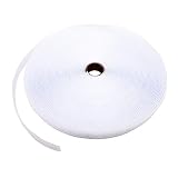 面ファスナー 縫製用 20ｍｍ 幅× 20ｍ (メスのみ, 白)