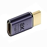 cablecc ゴールドHDMIオス-HDMI 2.1メス UHD延長変換アダプター 8K 60hz HDTV対応