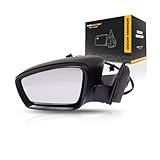 フォルクスワーゲン ジェッタ 2011-2016 ドアミラー 運転席側電源 加熱式 テクスチャ加工 VW1320159交換用 191275392966